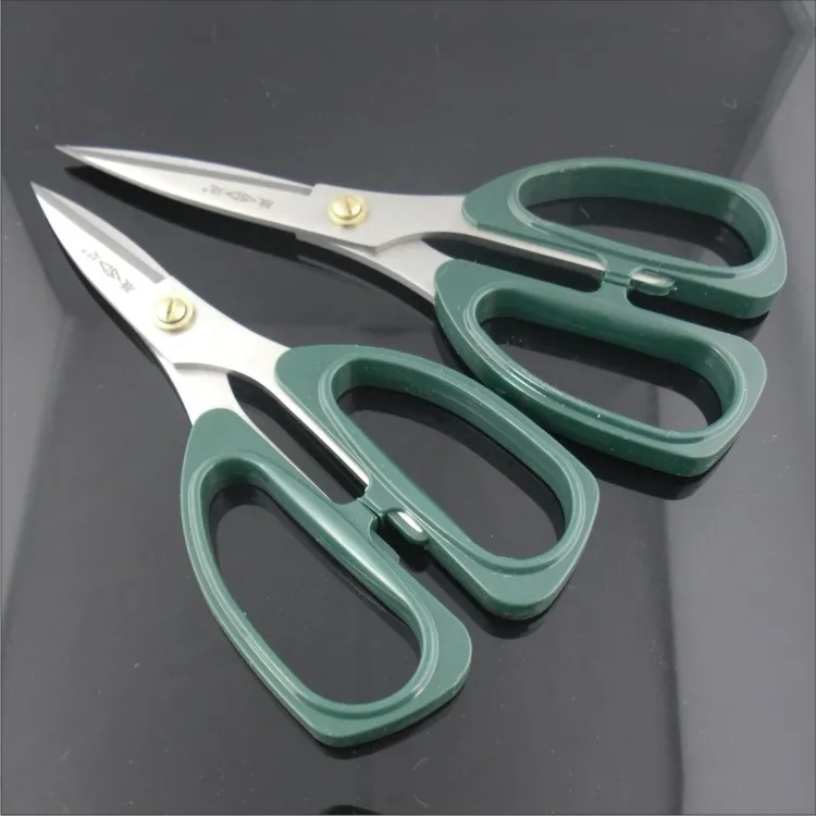 Sharp multi function stainless steel shears 175mm 195mm Plastic Handle