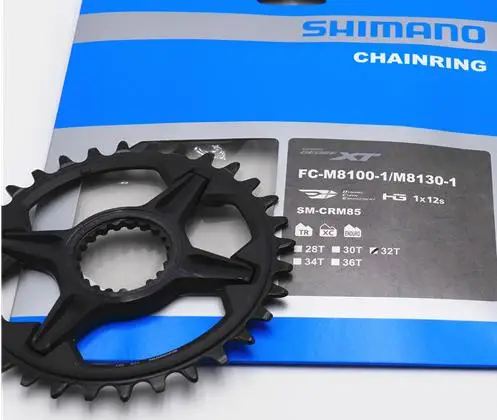 

shimano deore xt M8100 M8130 chainring SM-CRM85 12S chain ring plate crankset