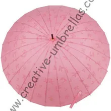 Стиль, 24 ребер прямой зонтик, цвет градиента зонты, постепенно меняет цвет, рифленая ребра зонтик