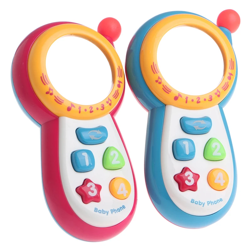 Baby Learning Study Musical Sound Cell Phone Kid Educational Mobile Toy