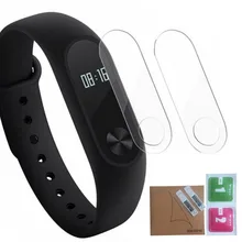2Pcs/Lot For Xiaomi Mi Band 2 Band2 Screen Protector Miband2 Mi band 2 HD Ultra Thin Anti-scratch Protective Film Guard