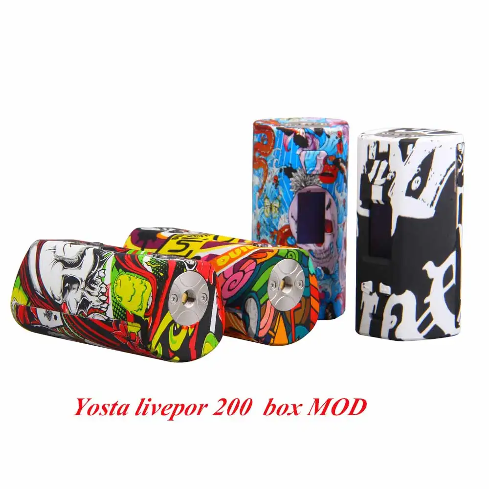 

Newest E-cigs Yosta livepor 200W Box Mod TC Vaporizer 6 Modes Vape Mod By Dual 18650 Battery Fit 510 E Cigarette Atomizer
