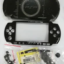 Envío Gratis, carcasa completa de Color negro, placa frontal de carcasa, repuesto de reparación para Sony PSP 3000, carcasa de consola con botones