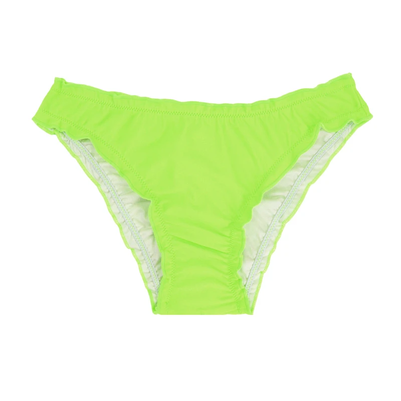 M&M 2019 Sexy Bikini Bottom Brazilian Women Swim Briefs Micro Chiffons Print Shorts Two-Piece Separates Swimwear Swimsuit B607