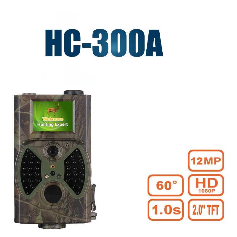 

Trail Hunting Camera 1080P 12MP Infrared Cameras HC300A Digital Night Vision Outdoor Scouting photo traps wild cameras