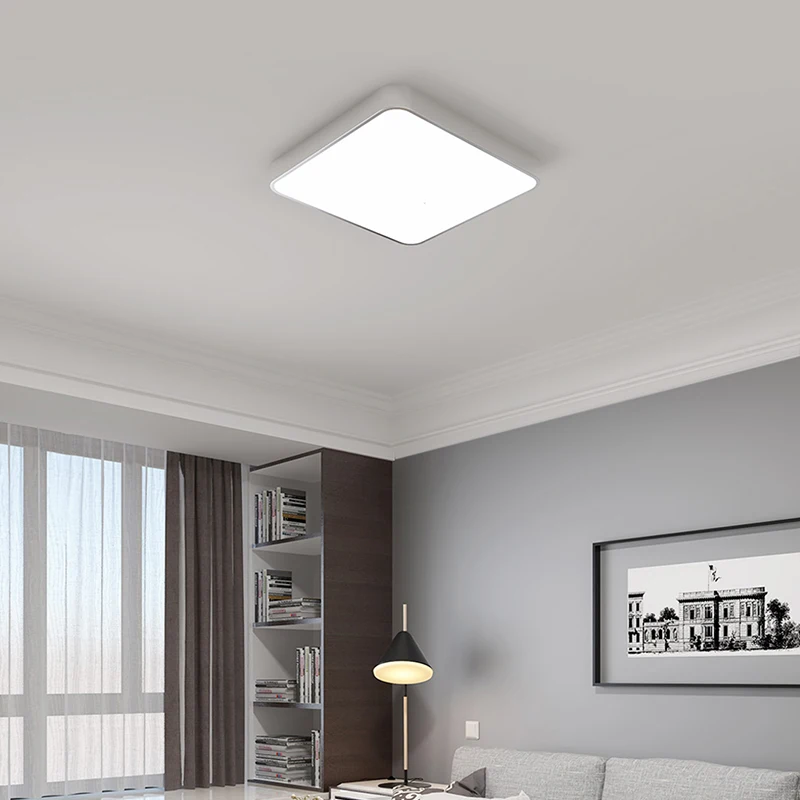 Xiaomi Mijia Yee светильник умный светодиодный квадратный потолочный светильник приложение пульт дистанционного управления потолочный светильник для спальни гостиной