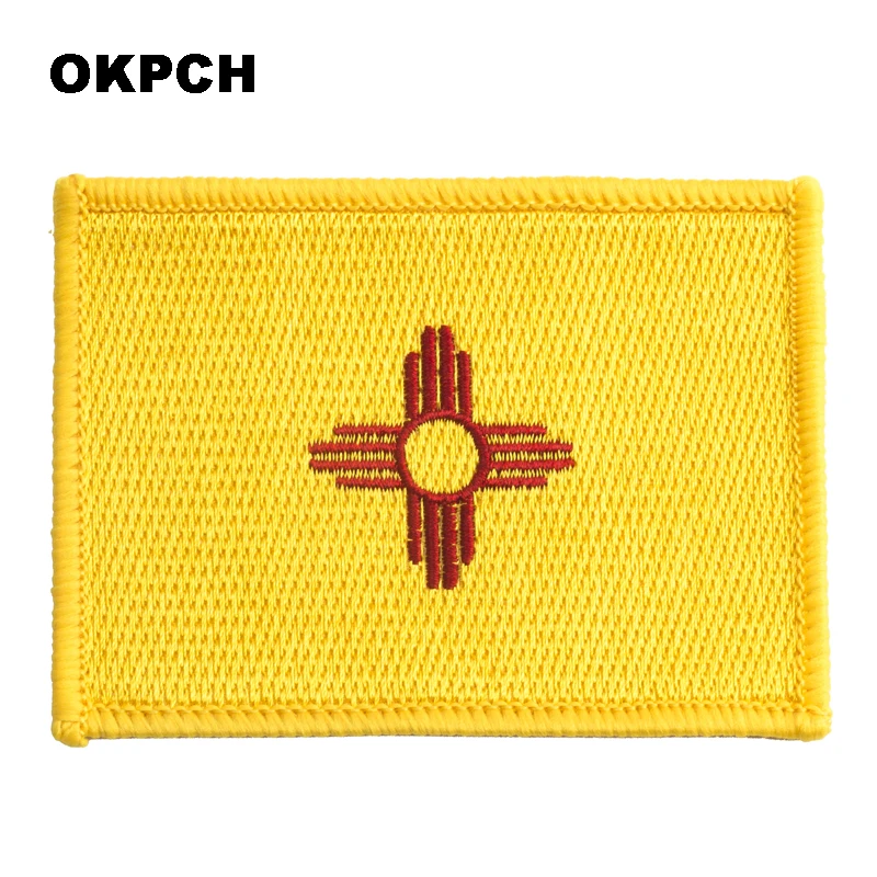 ARIZONA State Flag Military Patch Stickers for Clothes with Heating Iron Patches for Clothing 1pcs