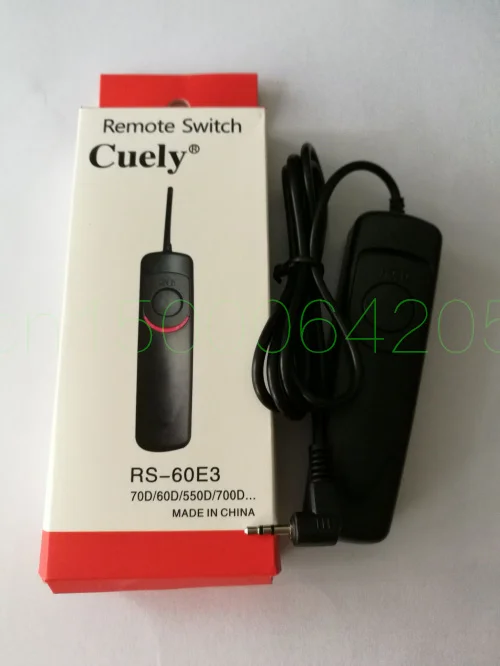 Rs-60E3 Scatto Remoto Cavo Di Controllo Per Canon 650D 550D 60D 600D G1X/G15/G12 650D 600D 500D 1000D 450D 400D 350D 30