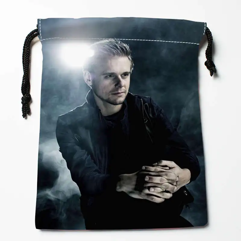 

New Arrival Armin Van Buuren Drawstring Bags Custom Storage Printed Receive Bag Type Bags Storage Bags Size 18X22cm