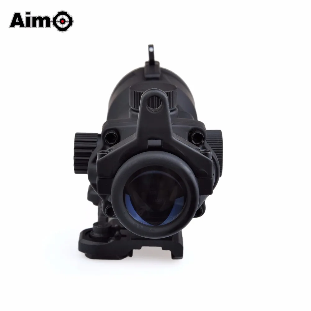 Aim-O ACOG 4x32 винтовка Зрительная труба красно-Зеленая Сетка с креплением Riflescope охотничий аксессуар ACOG 4x32 AO5319