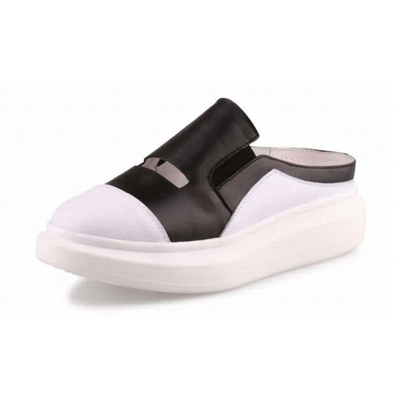 summer closed toe flats