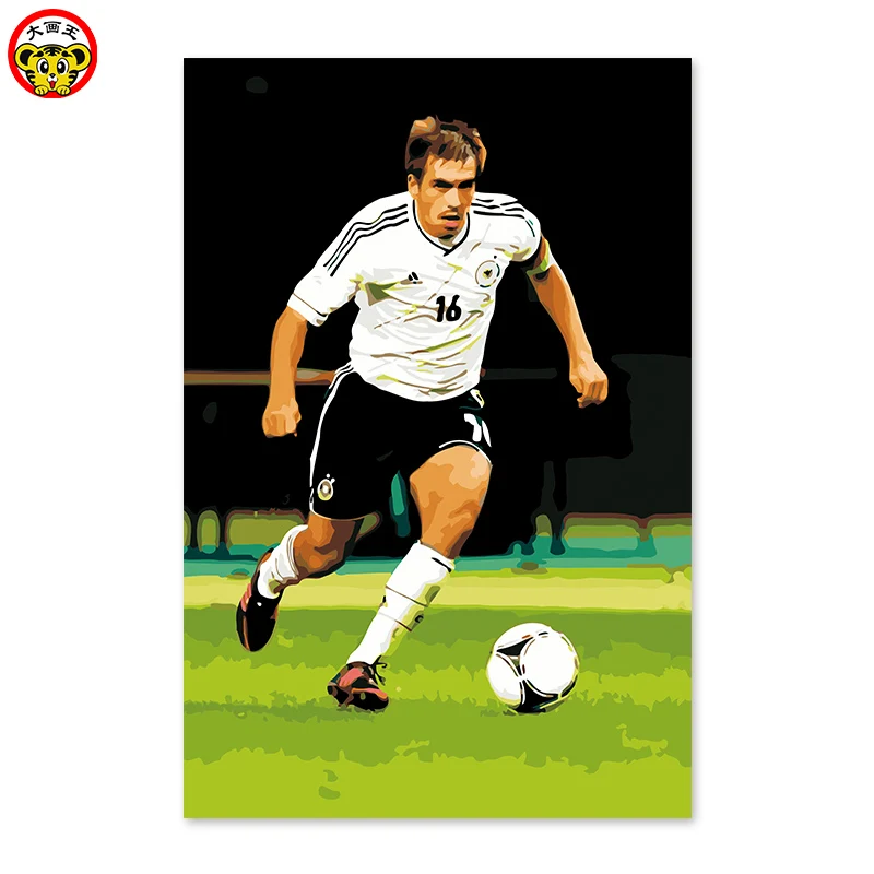 Цифровая живопись своими руками Philipp Lahm footballballer defender чемпион мира