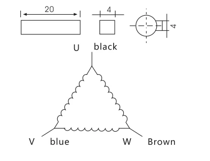 3phase nema34 wire