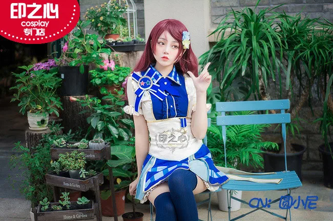 10-летняя группа поддержки LoveLive! Символ школьного фестиваля всех звезд сиф Косплей Костюм Хэллоуин Униформа Платье для выступлений на сцене s-xl