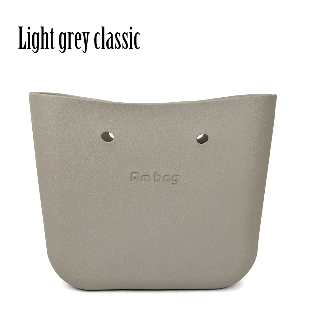 AMbag Obag O bag стильная Классическая большая Ambag сумка для тела Водонепроницаемая сумка EVA женская модная сумка резиновая силиконовая запасные части - Цвет: light grey classic