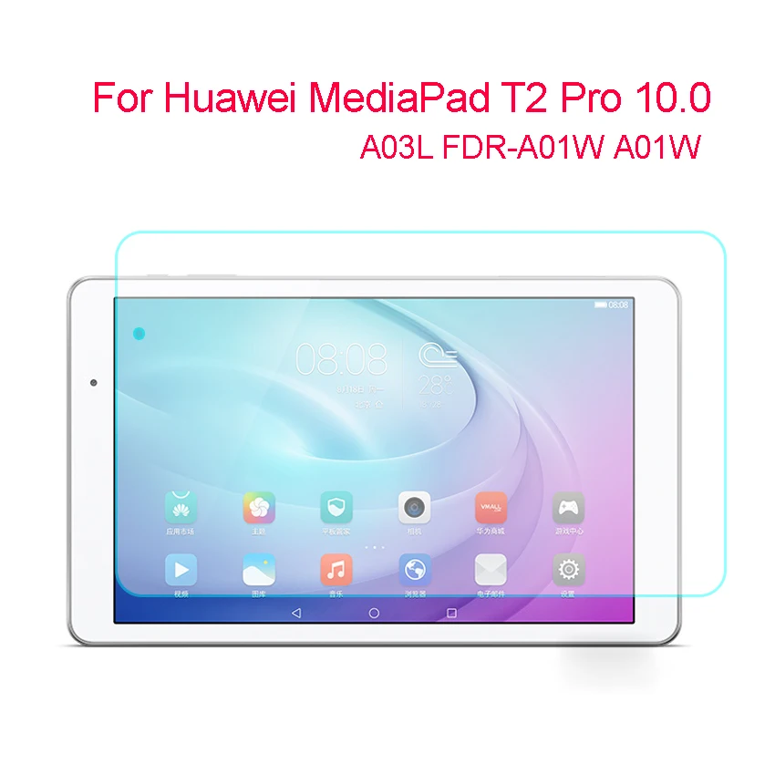 

9H Tempered Glass For Huawei MediaPad T2 10.0 pro A03L FDR-A01W A01W 10.1'' Explosion proof Screen Protector Film Hardness cover