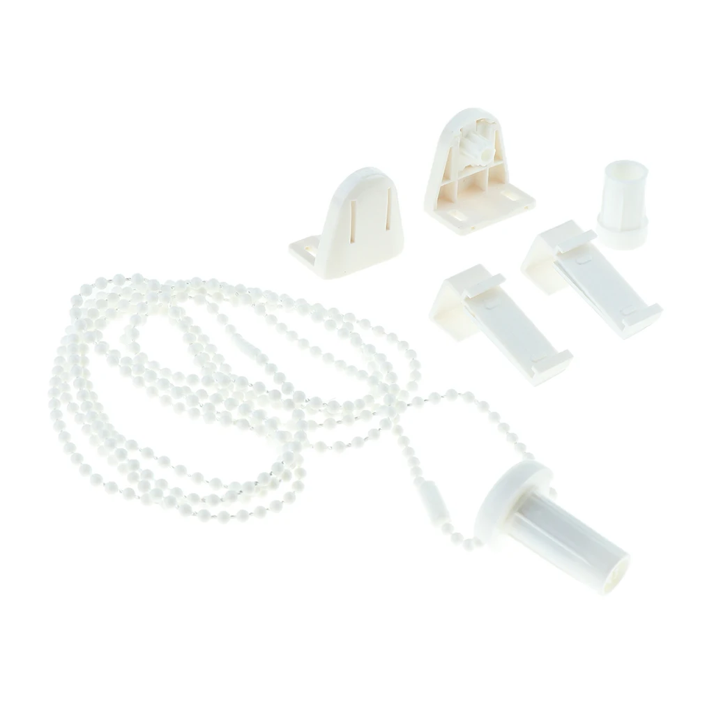 New Arrivals Plastic Roller Blind Accessories with 33.46' Long Bead Chain 17mm Tube Curtain Decorative Accessory Home Decration
