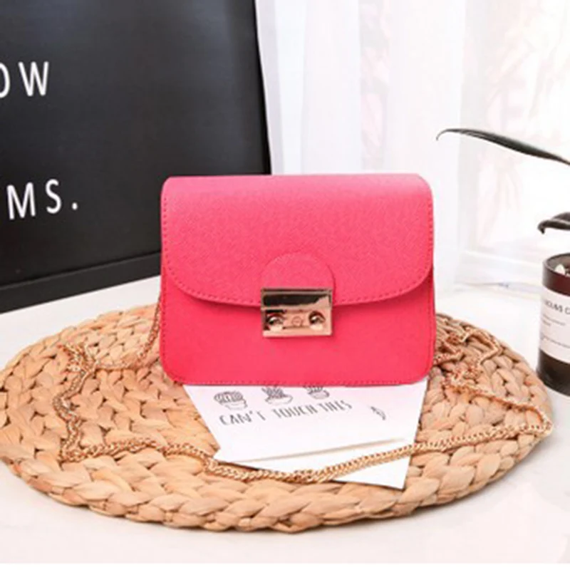 

2018 new Korean version of the tide small square bag Messenger bag mini wild lock chain small bag shoulder female