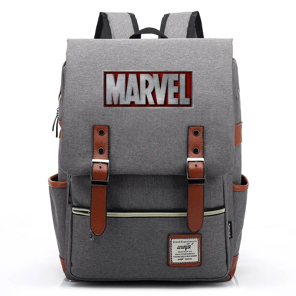 Горячая многоцветная надпись Marvel The Avengers Endgame для мальчиков и девочек Blet портфели