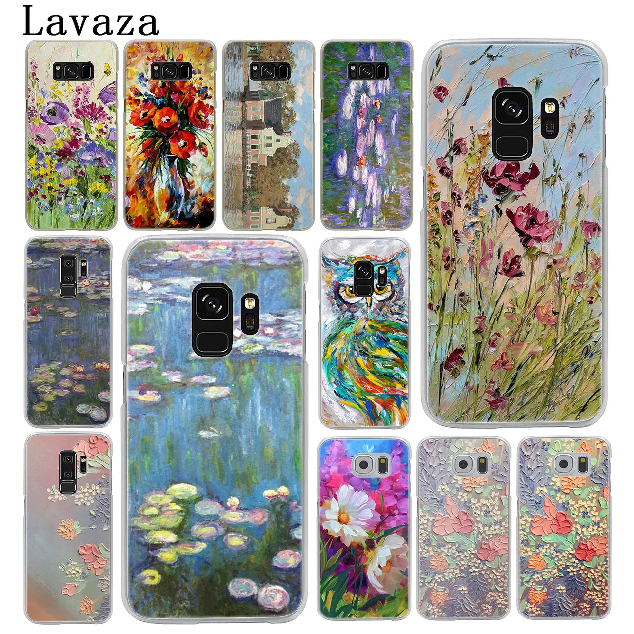 

Lavaza Vivid oil painting flowers Hard Phone Shell Case for Samsung Galaxy S10 E S10E S8 S9 Plus S6 S7 Edge Back Cover