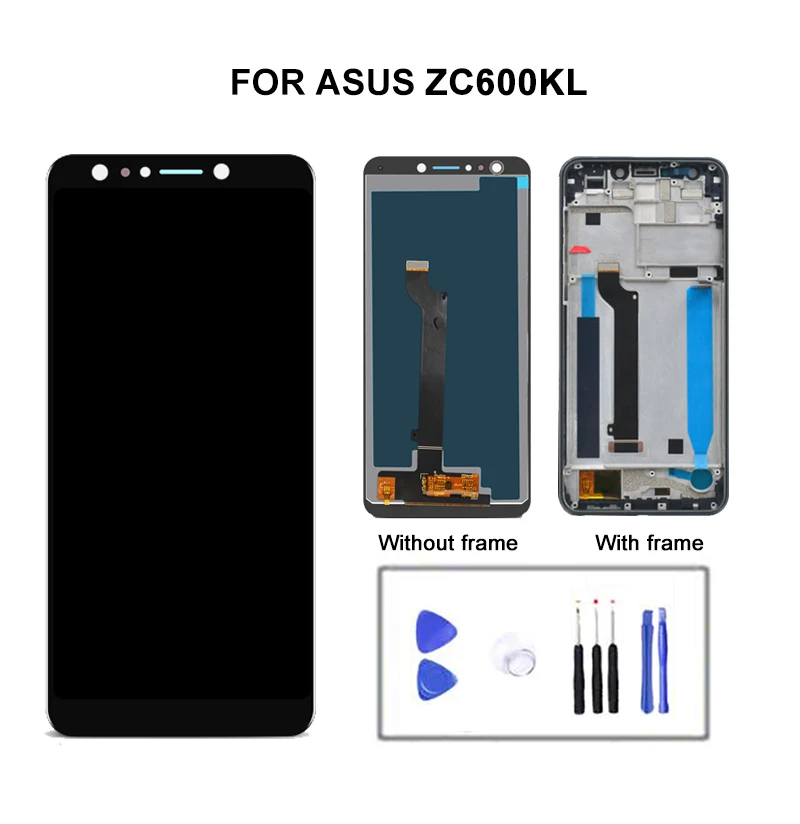 

6.0'' IPS LCD Display For Asus ZenFone 5 Lite 2018 ZC600KL LCD Touch Screen for Zenfone 5Q LCD X017DA S630 Complete LCD