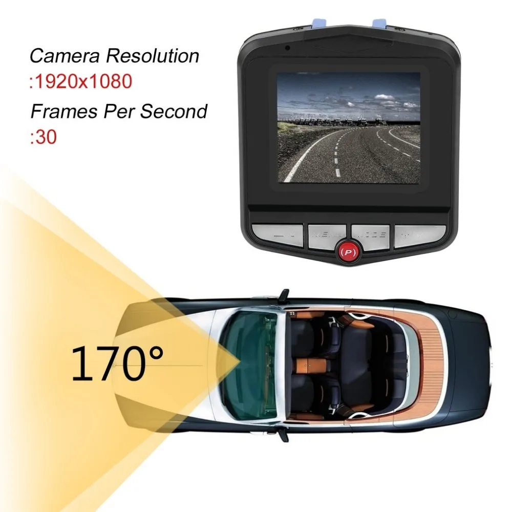 Общая фронтальная мини-камера Автомобильный видеорегистратор камера Full HD 1080P видео регистратор парковочный регистратор g-сенсор ночное видение видеорегистратор