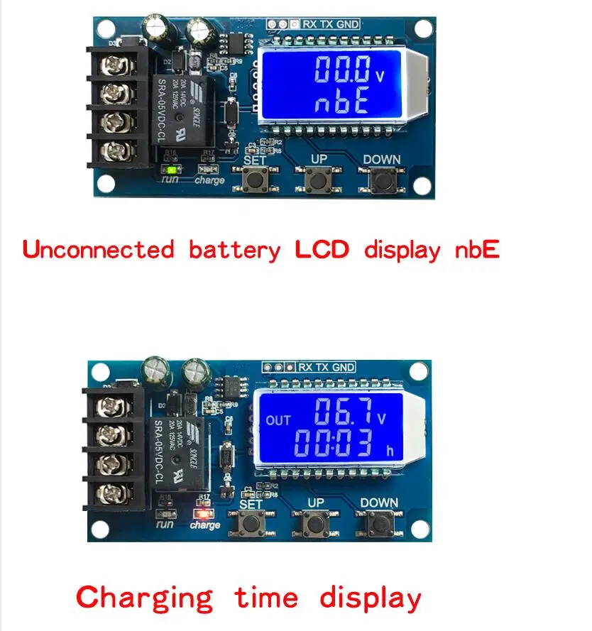 

DC 6-60v 10A Lead-acid Solar Battery Charge Controller Protection Board charger Time switch 12v 24v 36v 48v battery