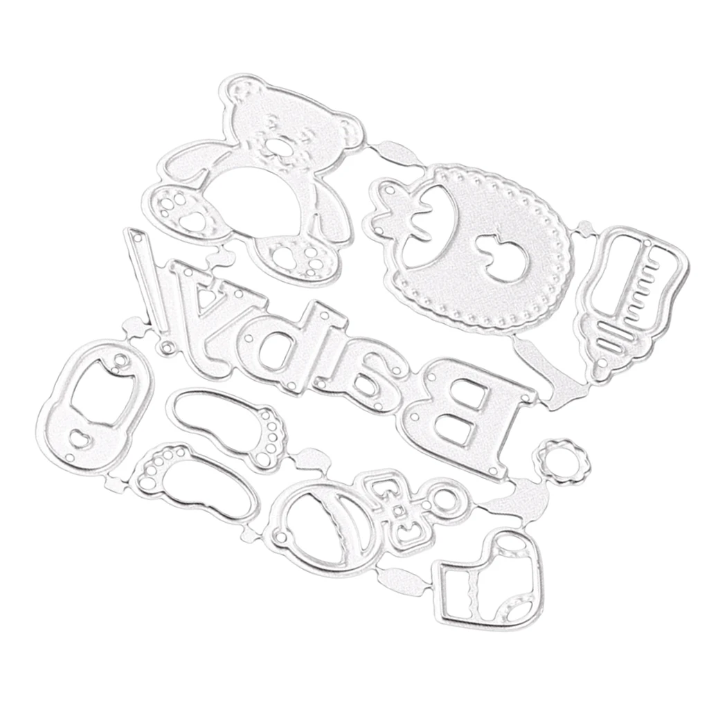 Baby Accessories Metal Cutting Dies Stencil For Scrapbook Paper Card Crafts