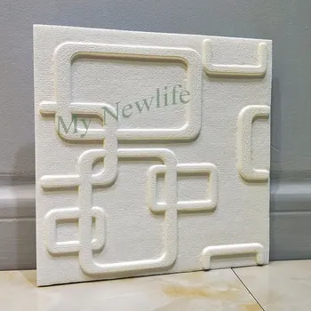 

self-adhesive 3D PE Foam wallpaper wall panel tiles wall stickers kids rooms meeting room office stickers Home Decor 30*30cm