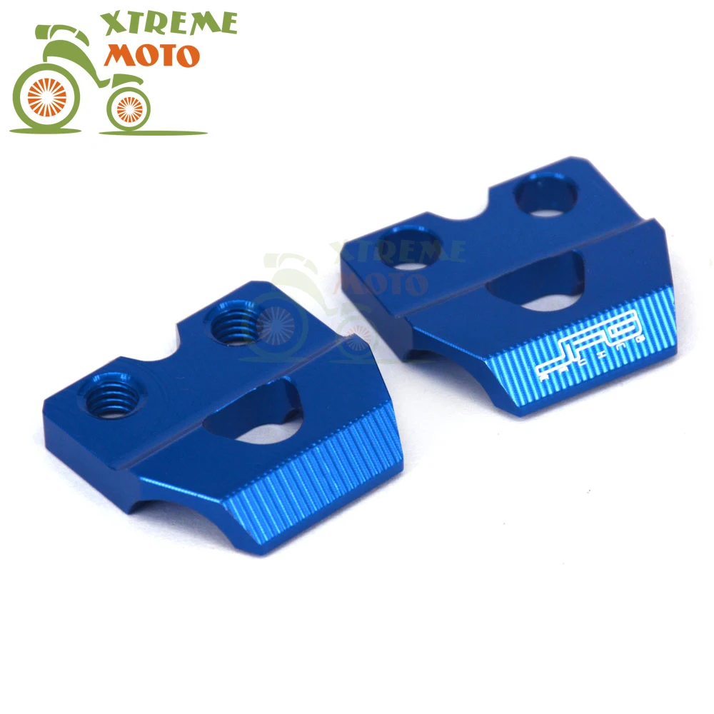 CNC Front Brake Line Hose Clamps Bracket For YAMAHA YZ125 YZ250 YZ250F