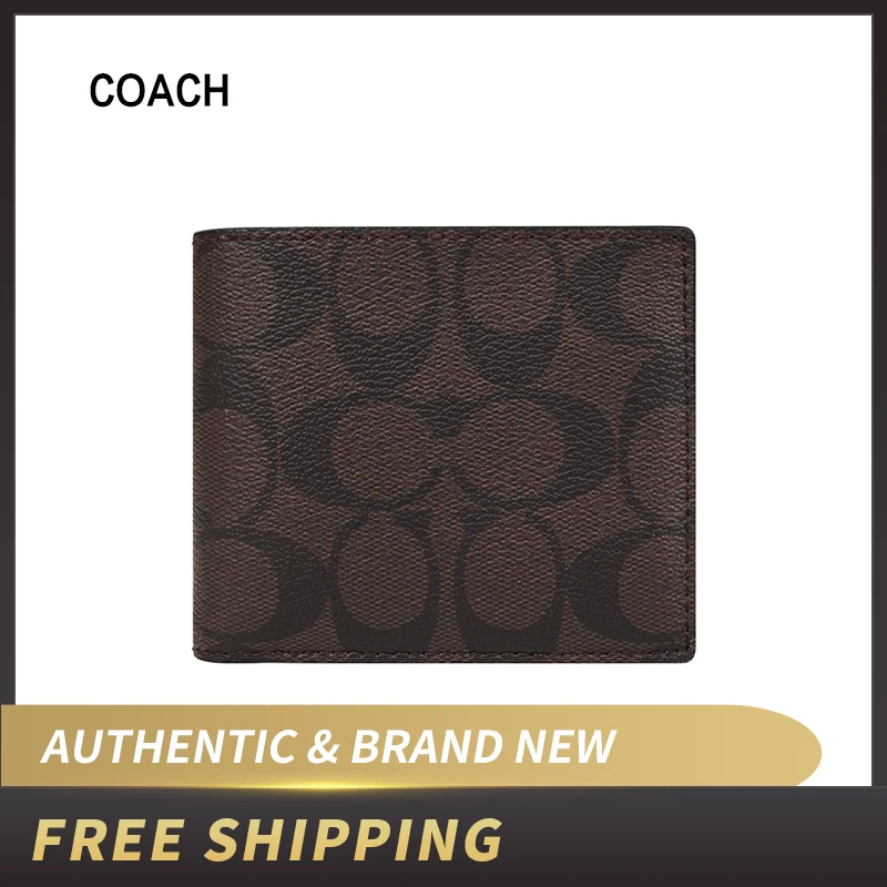 

Coach Compact ID Wallet In Signature F74993/F25519/F75083/F66551