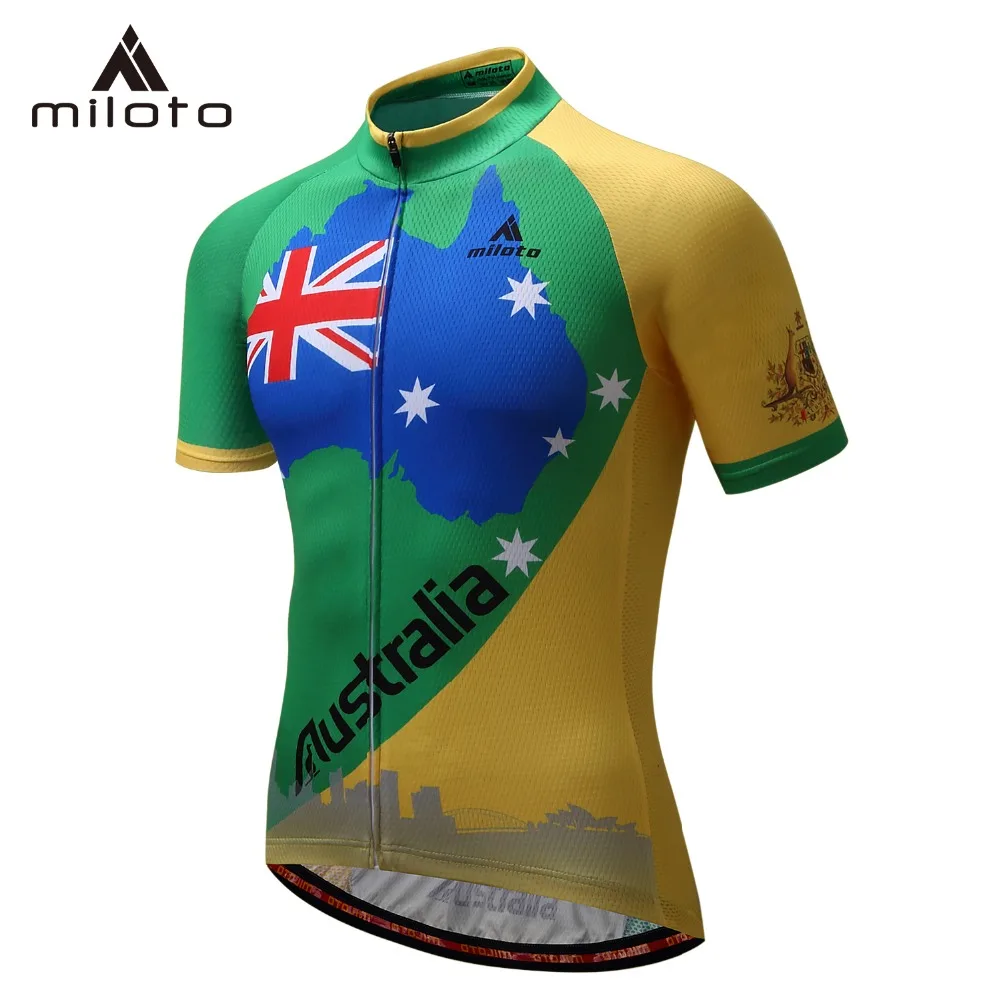 

MILOTO Cycling Jersey Summer Racing Cycling Clothing Ropa Ciclismo Short Sleeve mtb Riding Bike Road Bicycle Jersey Shirt