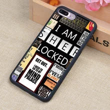 I AM SHERLOCK DOCTOR WHO Collage Soft Rubber Mobile Phone Case OEM For iPhone 6 6S Plus 7 7Plus 5 5S 5C SE 4 4S Back Cover Shell