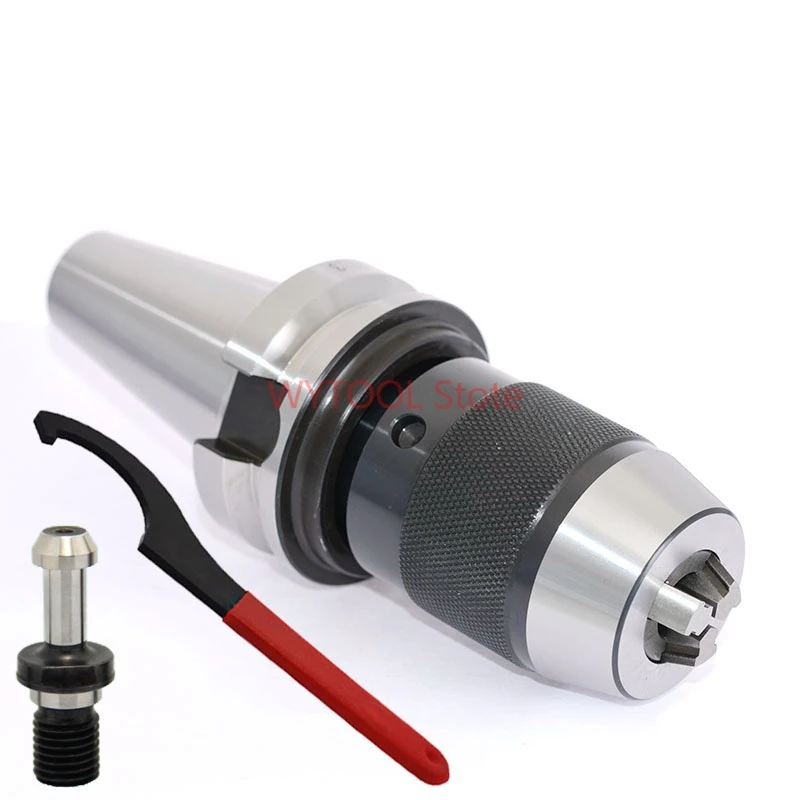 

BT30 APU16 Range:1-16mm Integrated keyless self tight Drill chuck for milling lathe BT30 APU13 Range:1-13mm M12 Drawbar thread