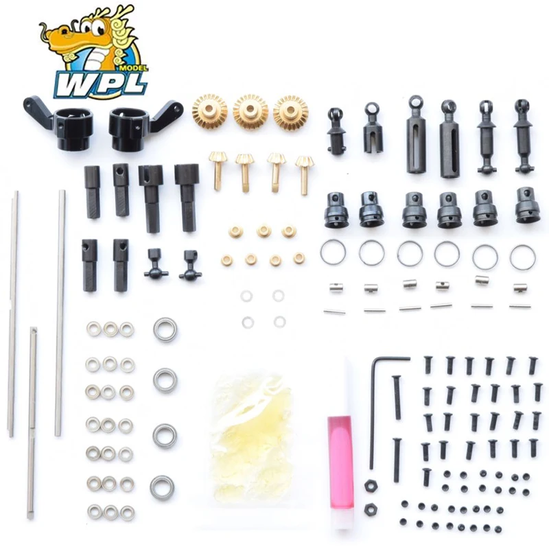 

WPL original upgrade OP accessories full metal fittings N30 motor housing for B14 B24 C14 C24 available climbing car toy model