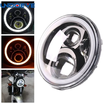 

Undoeve 7 inch Round LED Headlights 60W Projector Headlamp for Motorcycles