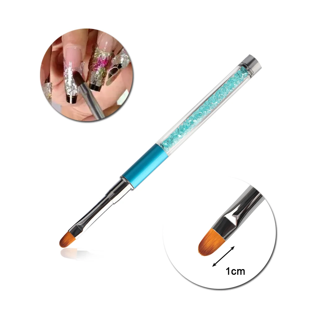 1 шт. модный дизайн ногтей кисти для УФ-геля Кристальный лак живопись Рисование Ручка лак маникюрная щетка ручка инструмент