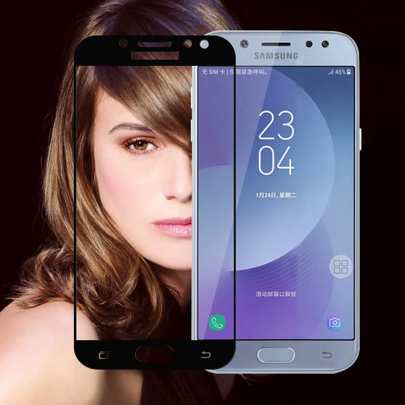 Закаленное стекло с полным покрытием для Samsung Galaxy J4 2018 J2 J5 J6 J7 J8 Pro Prime 2017 2016 защита