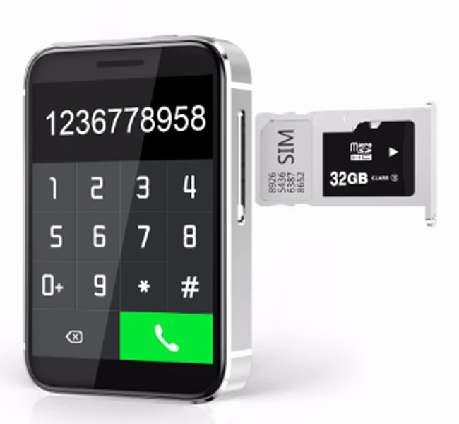 AEKU I5 Plus 2 дюймовый экран мини мобильный Спорт шагомер часы Bluetooth Gsm MP3 MP4