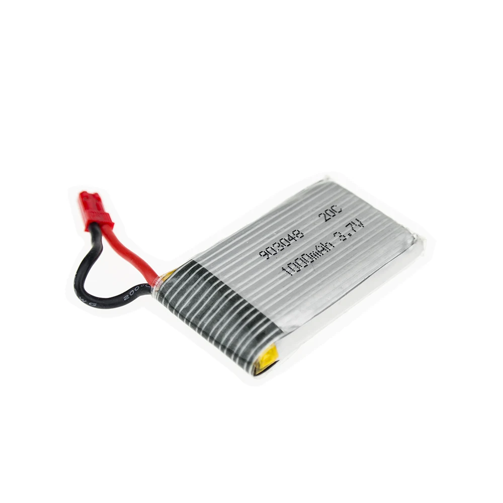 1 шт. RC Drone Lipo Battery 3 7 В 1000 мАч H11C JST для H11D HQ898 Quadcopter Control Boat Car 903048|Перезаряжаемые