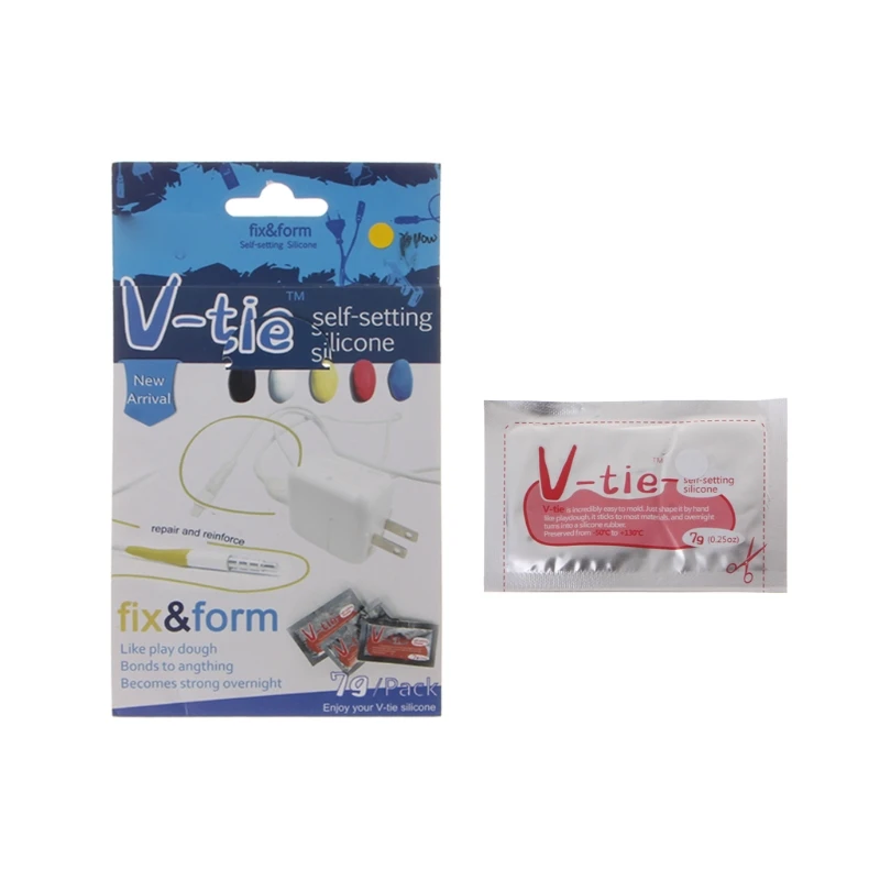 

3Pcs Single Pack Heatproof Self-Setting Moldable Glue Silicone Putty Repair Tool