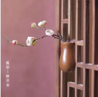 Домашний декор комнаты керамический горшок мини настенный вазы для водяных растений - Цвет: J