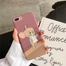 Жесткие чехлы для huawei P30 P20 mate 20 Pro Lite, матовый чехол из поликарбоната с мультяшной мышкой для Honor 8X9 10 20 Nova 3 3i 4 5, задние чехлы