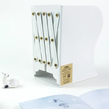 

1pcs Minimal Printing Retractable Book Stand Medium Folding Book Holder Book Lida Large Student