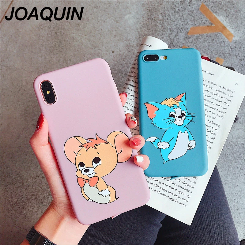 For iPhone 6 6S 7 8 Plus Case Silicone Cute Tom and Jerry Crayon Shinchan Soft TPU Back Cover Case For iPhone X XS MAX XR case For iPhone 6 6S 7 8 Plus Case Silicone Cute Tom and Jerry Crayon Shinchan Soft TPU Back Cover Case For iPhone X XS MAX XR case