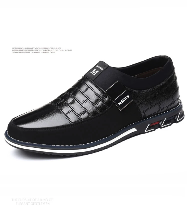 HTB1WoTgbSSD3KVjSZFKq6z10VXaB Genuine Leather Men Casual Shoes Brand 2019 Mens Loafers Moccasins Breathable Slip on Black Driving Shoes Plus Size 38-46