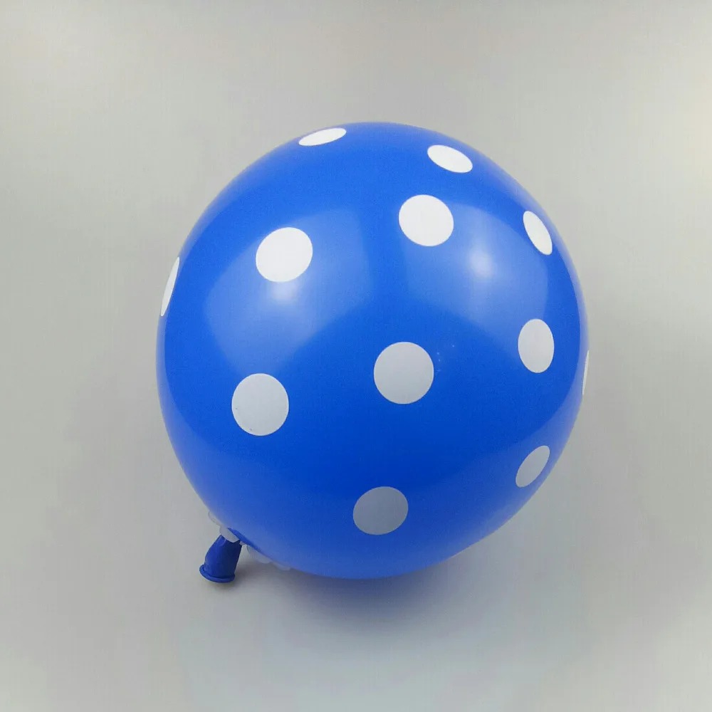

Blue wave point balloon 12 inch thick latex round birthday party ballons decorations wedding balloons kids inflatable ball hot