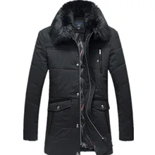 Зимняя новая стильная мужская хлопковая стеганая одежда, мужская длинная утолщенная куртка для отдыха, деловая повседневная куртка, пальто большого размера