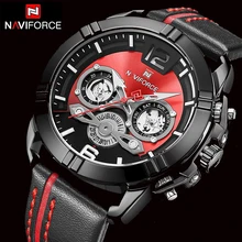 NAVIFORCE мужские часы Лидер продаж Топ бренд класса люкс спортивные кварцевые часы для мужчин модные водонепроницаемые наручные часы