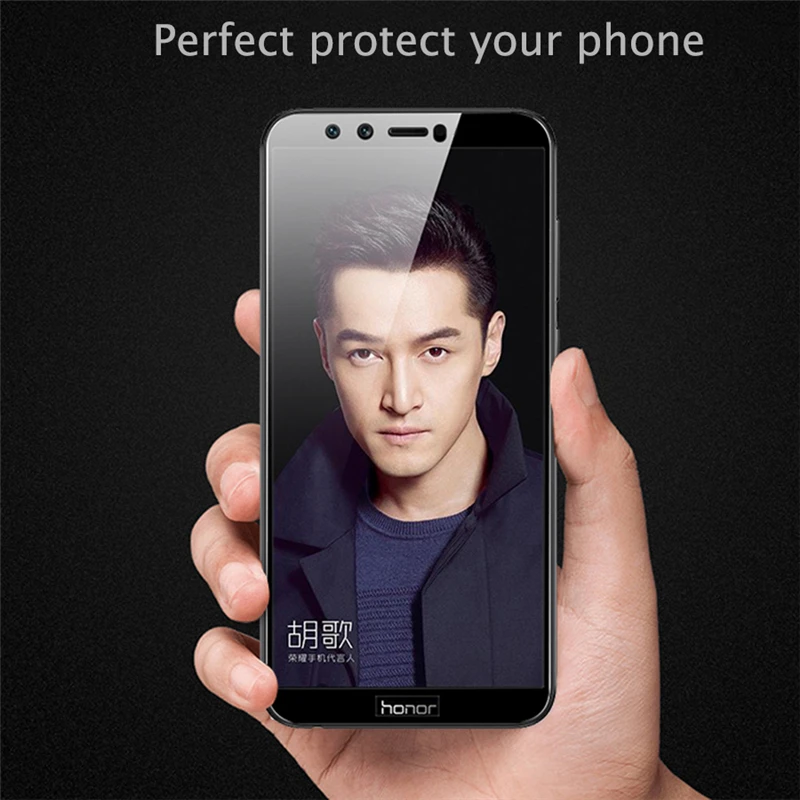 Чехол для huawei honor 9 lite стекло экранная пленка на light life honor9 закаленное защитное